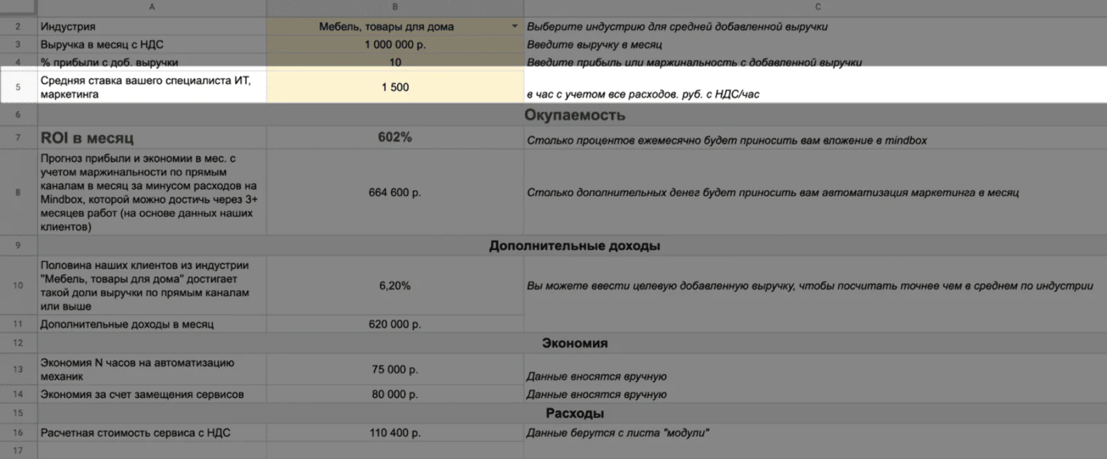 Ставка разработчика