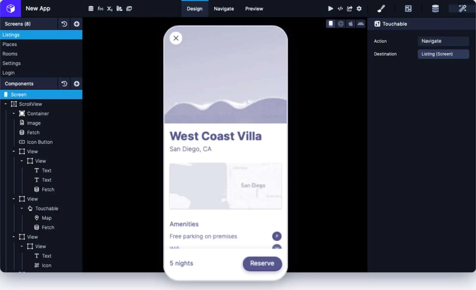 Интерфейс приложения Draftbit Интерфейс приложения Draftbit