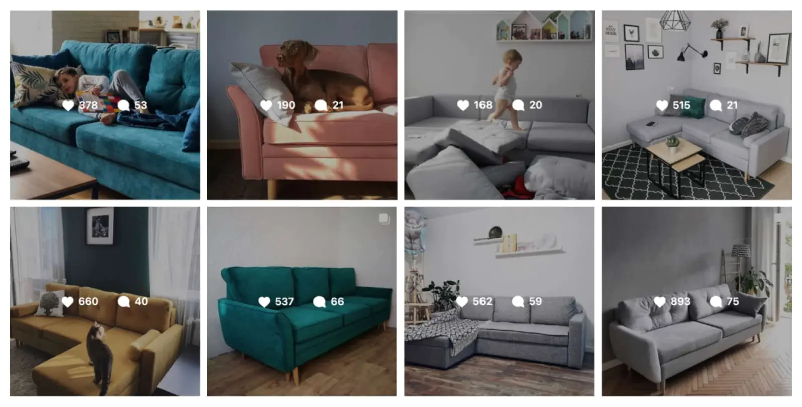 Фотографии, которые публикуют клиенты в своих аккаунтах, вызывают доверие к бренду у потенциальных покупателей