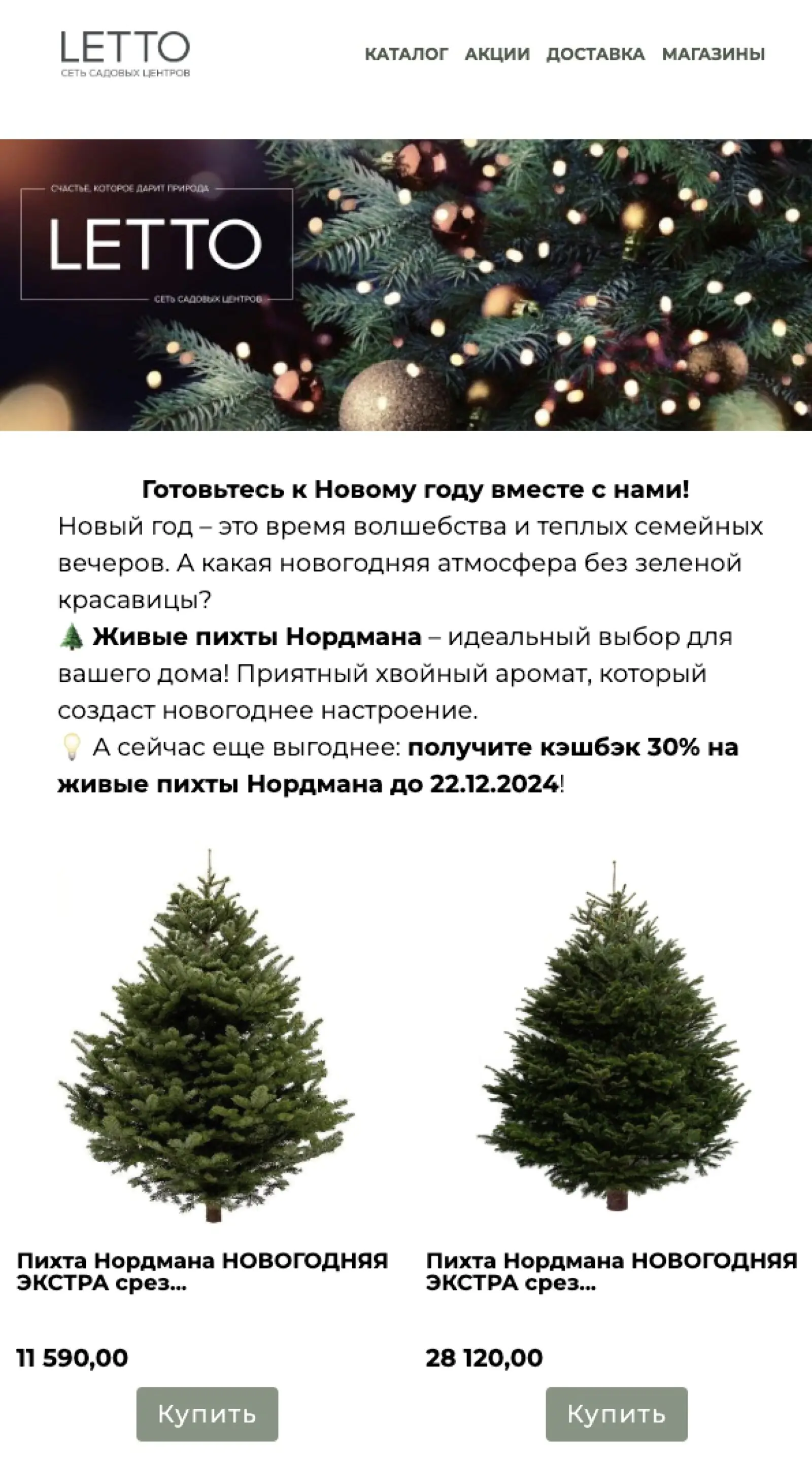 Картинка Рассылку с акцией на пихты дублировали в email, отправляли на тот же сегмент. Open rate — 9,7%, click rate — 1,1%, конверсия в заказ — 0,1%. Атрибуция — last non-direct touch по кликам