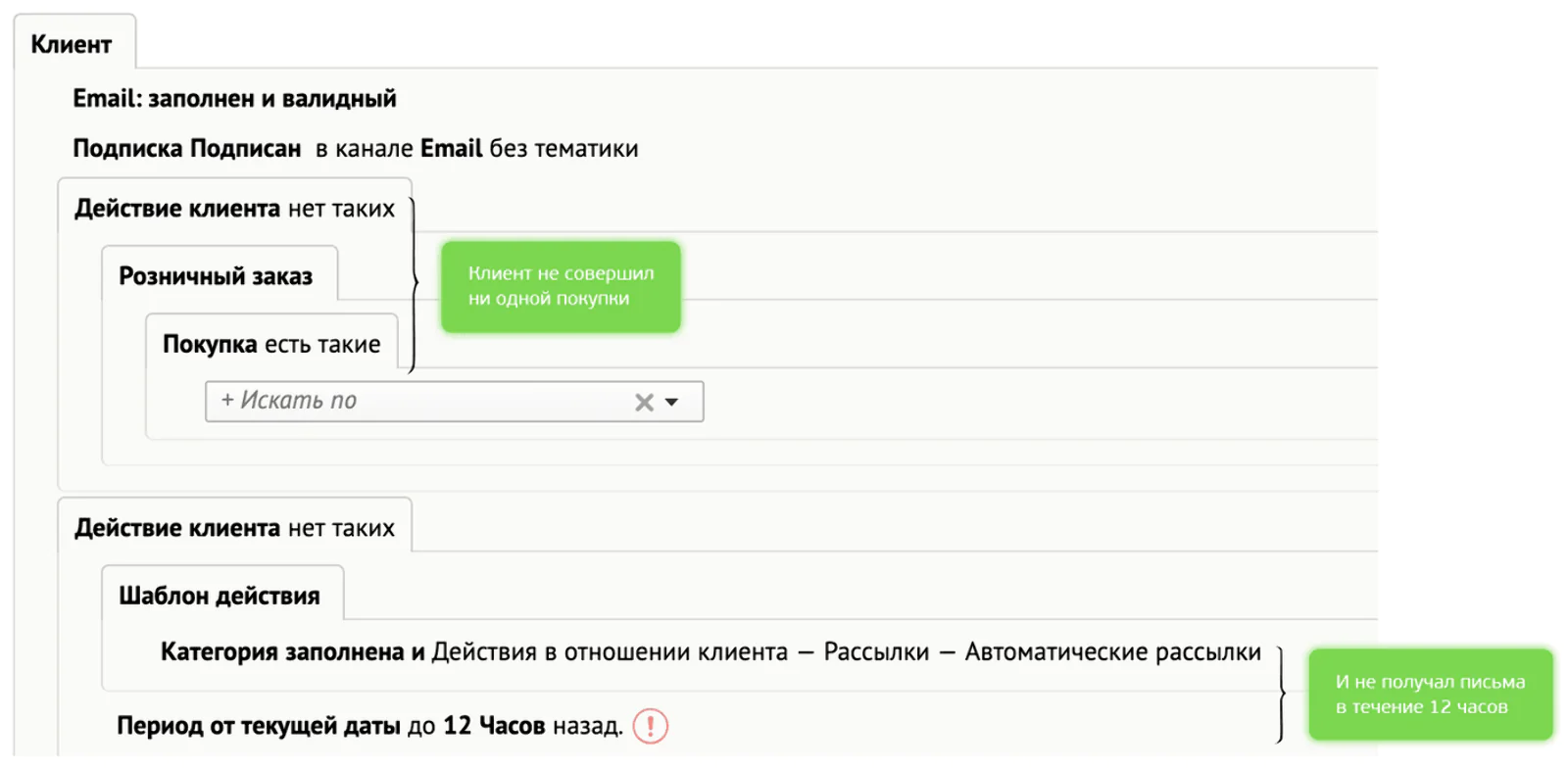 Это письмо не получит новичок, совершивший хотя бы одну покупку