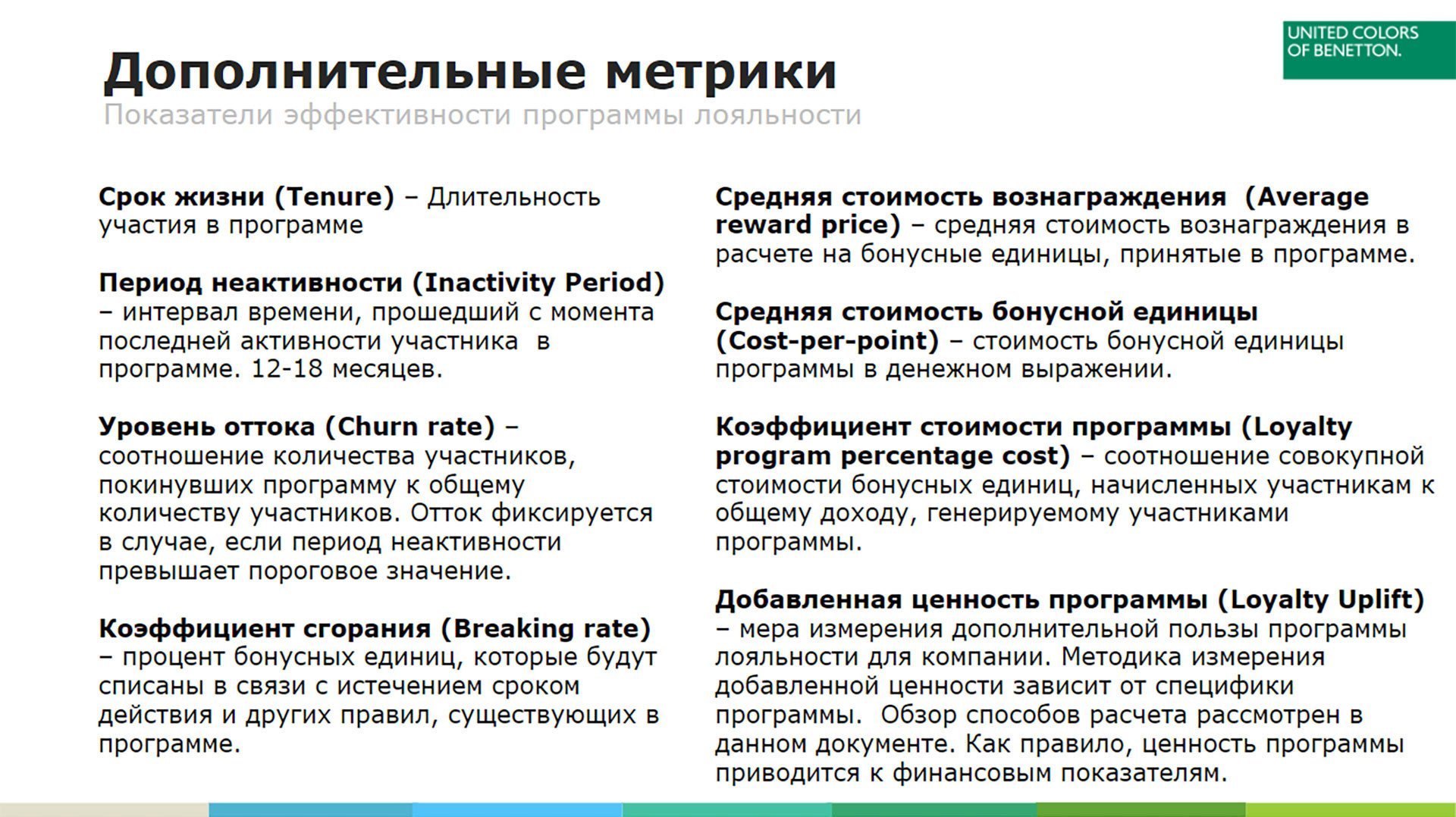 Метрики лояльности. Эффективность программ лояльности. Анализ эффективности программы лояльности. Оценка эффективности программы лояльности.