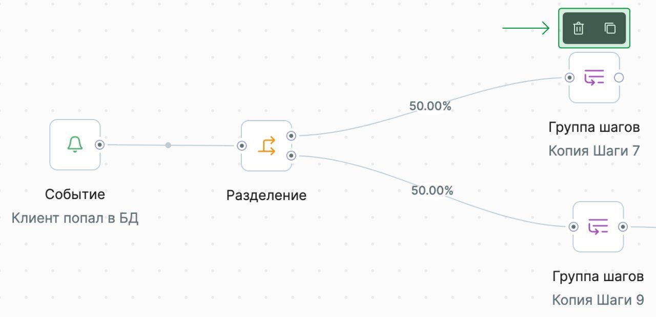 Копирование блока Копирование блока