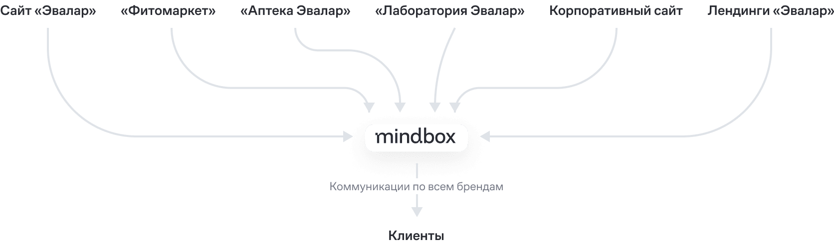 ИТ-инфраструктура «Эвалара» после перехода на CDP — данные пяти проектов в одной системе